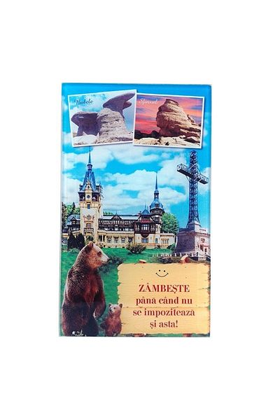 OEM Aplica imagini din muntii Bucegi si diferite maxime, M4, 10x17 cm