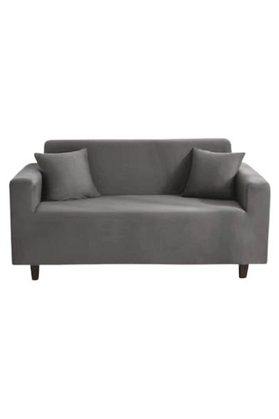 OEM Elastic Sofa Cover, Uni, 2 Seats, 140x180cm, Light Gray