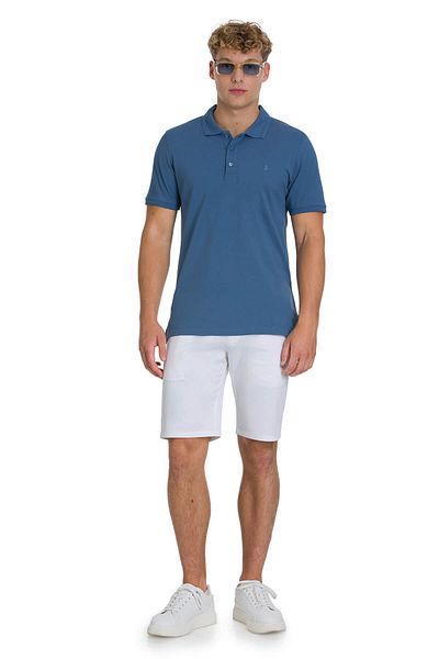 Hatemoğlu Indigo Regular Fit 100% Cotton Polo Neck T-Shirt