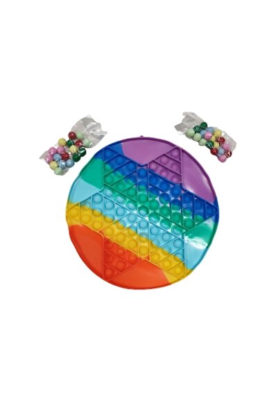 OEM Pop it Now Interactive Toy Set, 25cm, circle model with two bags of balls...