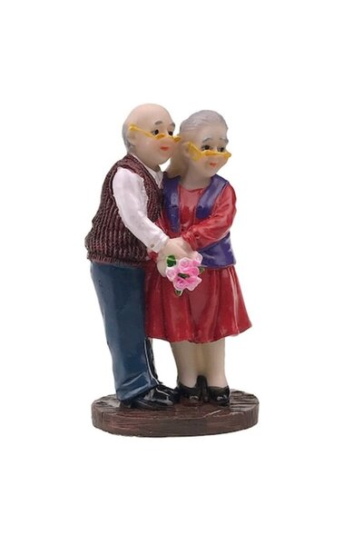 OEM Resin Decoration, Grandparents, Love for a Lifetime, 5x10cm, Multicolor, M1