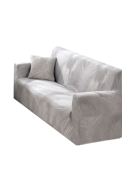 JOJO HOME Elastic Sofa Cover, Jojo Home, Snowflake Print, L-3 Seats, 180x230cm