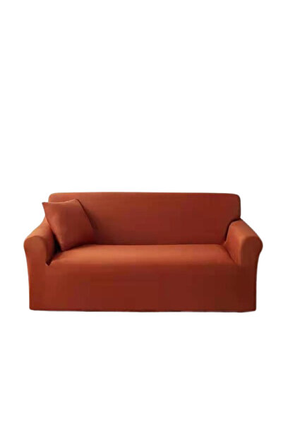 OEM Elastic Sofa Cover, Comfort Uni, Elastane, M-2 Seats, 145x185cm, Brick Color