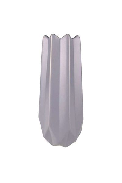 OEM Vaza din ceramica cu dungi, zimtata la gura, M2, 11X28