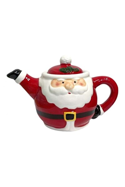 OEM Ceramic Teapot with Lid and Santa Claus