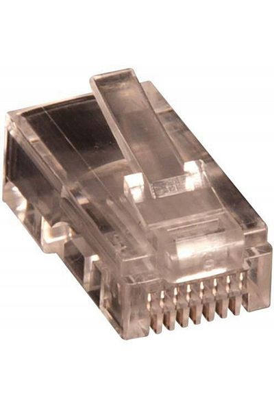 Lanview RJ45 UTP Plug Cat5e dla AWG 24-26 Solid 10szt.