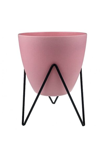 OEM Vaza tip ghiveci, πλαστικό/fier 16x22 cm roz