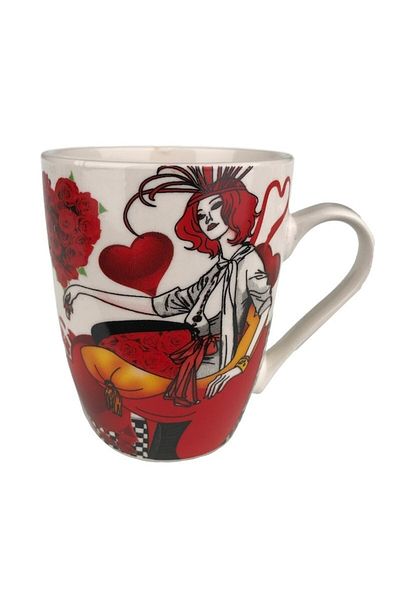 OEM Cană ceramică reprezentând o siluetă feminină, 8X10 cm, M3