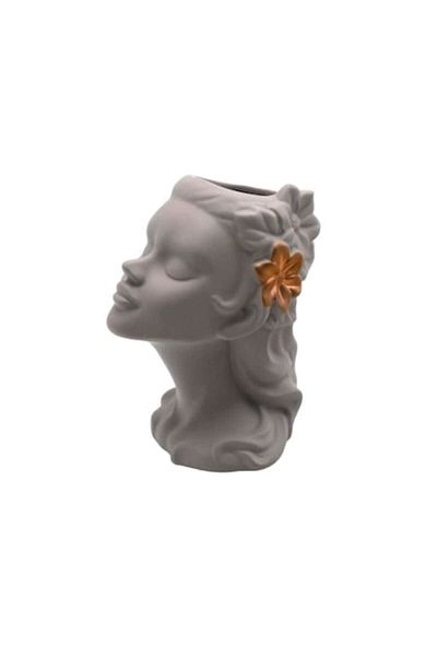 OEM Bella Dona Decorative Vase, Ceramic 26x9.5 cm White