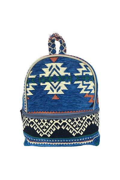 OEM Rucsac din material textil cu model traditional si buzunar mare in fata, M1, 23x27 cm