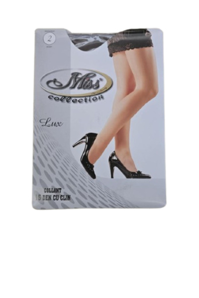 OEM Dres Miss Collection Lux, 15 den cu clin, gri, 4-L