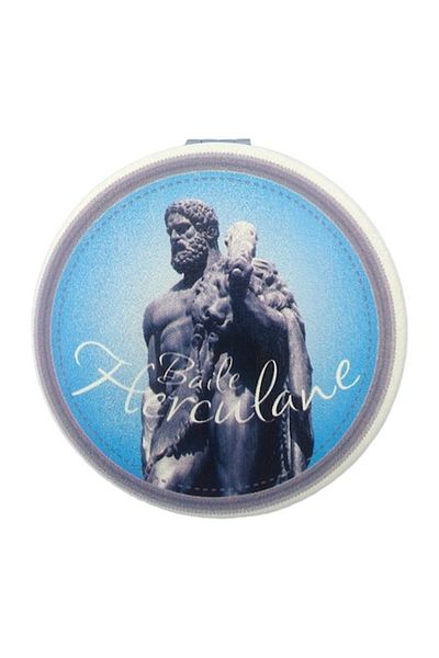 OEM Metal Purse Mirror, Baile Herculane, 7x7cm, Multicolor