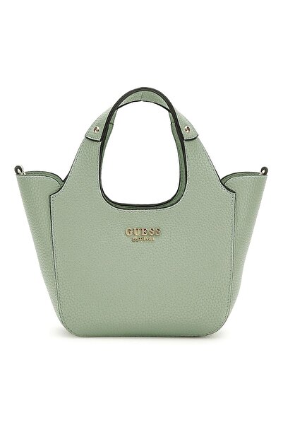 Guess حقيبة يد نسائية خضراء من هيلينا ميني توت بي