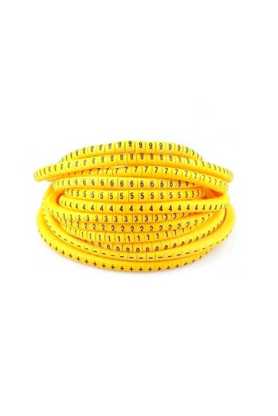 Mykablo EC-2 "0-9" Arası 10 Ayrı Numara Kablo Numaratörü - 1000 Adet