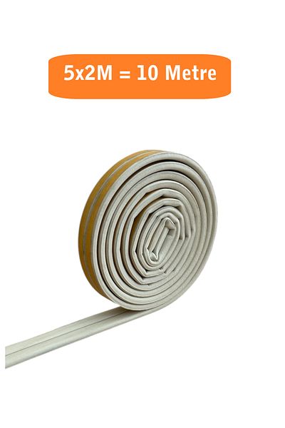 HOMDEP Door Window Wick Adhesive (White) Door Window Tape Tapes 5X2 Meters = 10 Meters