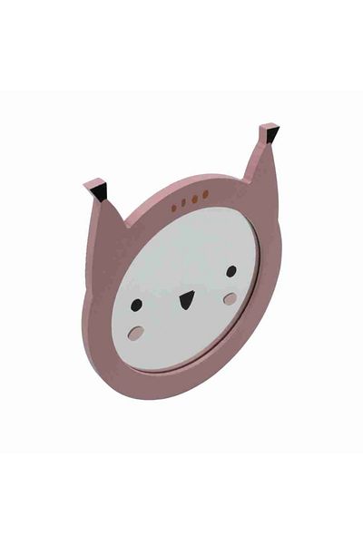 Gift Design Round animal mirror 16x16 cm cat