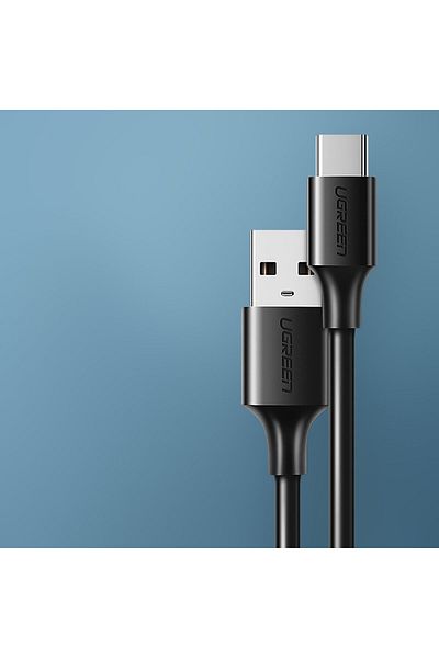 Ugreen Cablu adaptor USB - USB-C cu încărcare rapidă 3.0 3A 0,25 m negru