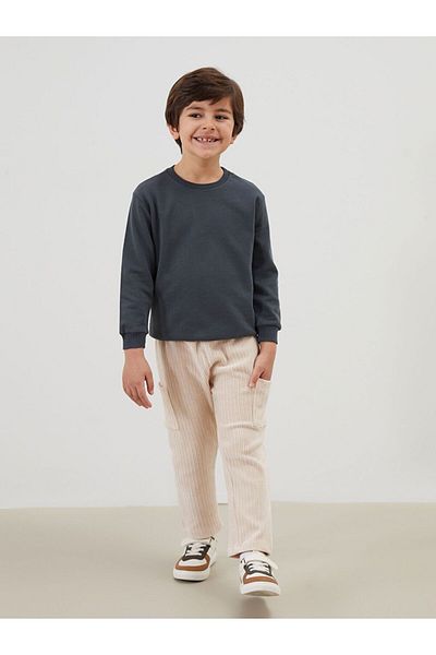 LC Waikiki Lcw Kids Buy Elastic Waist Velvet Boy's Trousers