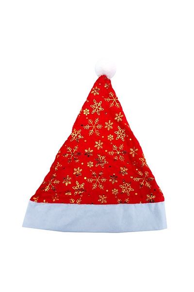 OEM Set 12 pieces Santa Claus Hat, made of textile material, 28x35cm, M3