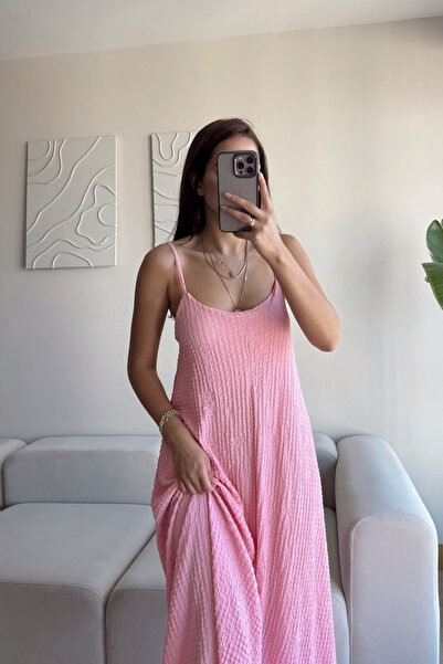 Sindimoda Anna İp Askılı Bubble Elbise 13828