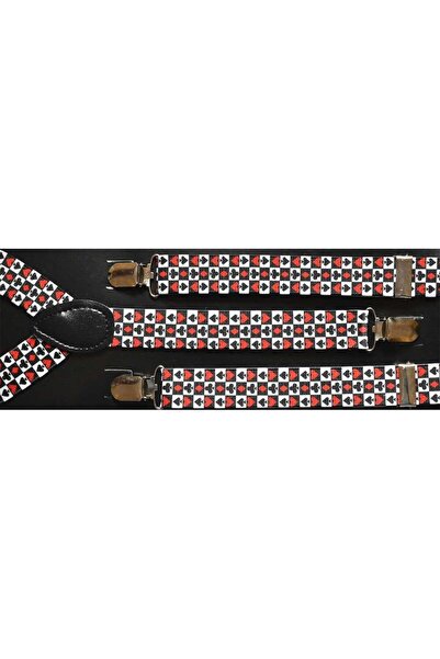 OEM Bretele Unisex, Model Y, Inchizatori Metalice, 25 mm, Imprimeu Multicolor