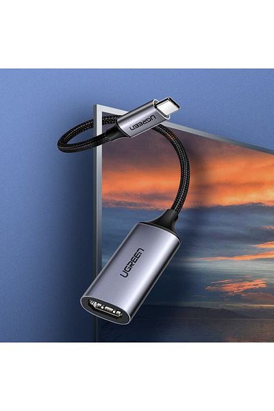Ugreen Adaptor USB-C la HDMI 2.0 4K 60Hz Thunderbolt 3 Gri
