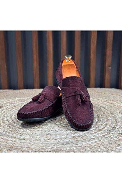 MEY İÇİ NATUREL DERİ DIŞI SÜET LOAFER AYAKKABI M1250