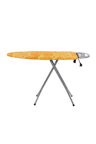 Zilan Ironing board with metal frame and socket, brown / ZLN 2258