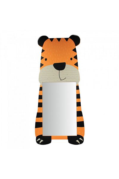 Gift Design Tiger animal shaped mirror 58x26cm