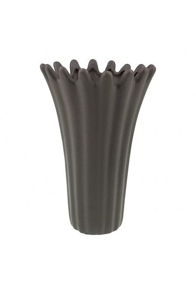 OEM Vază ceramică 14x21 cm, gri