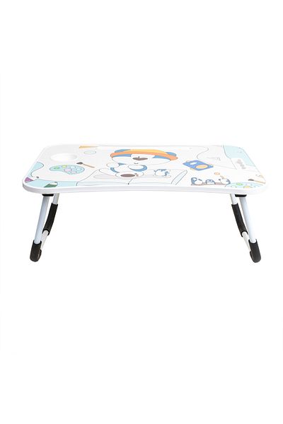 Z-Tools Folding Laptop Table, 60x40x26cm, Tablet Stand, Blue / Zts9179
