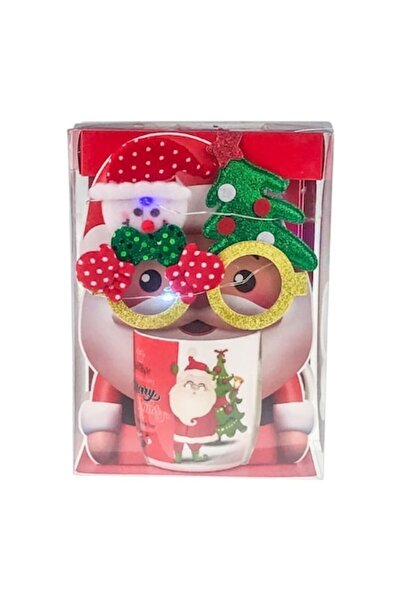 OEM Κεραμικό Κύπελλο με Χριστουγεννιάτικες Εικόνες και Υφασμάτινα Ποτήρια με ...