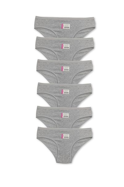 Yaldızlı 6-Pack of Plain Bikini Panties