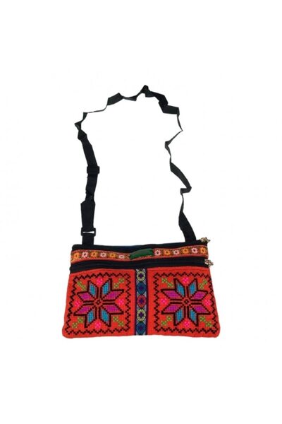 OEM Textile Handbag with Traditional Manual Embroidery – Model M3