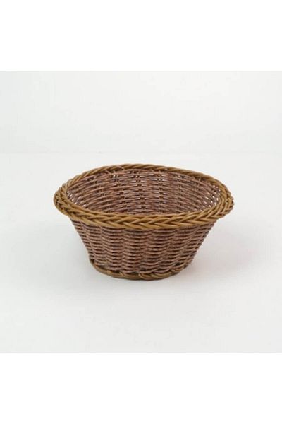 OEM Bread Basket PVC 17x7 cm Brown
