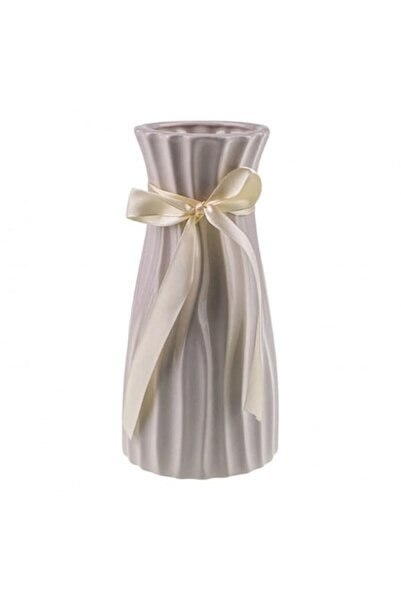 OEM Vază decorativă cu dungi și panglică