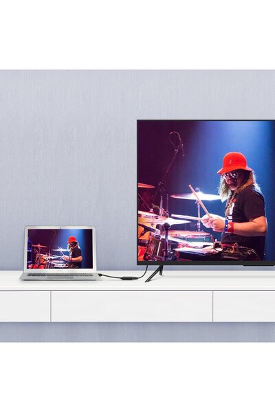 Ugreen Przejściówka adapter jednokierunkowy z DisplayPort (męski) na HDMI (żeński) 1080P 60Hz 12bit czarny