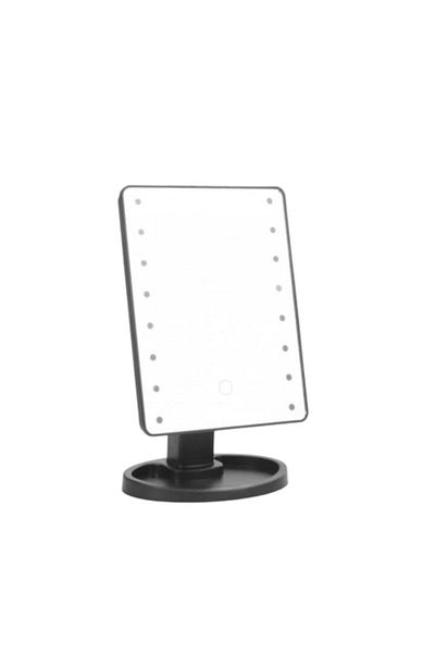 OEM LED Mirror Made of Glass/PVC, 29x16x12 cm, Black