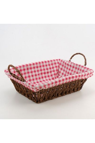 OEM Coș de pâine textil 26x23x8 cm maro