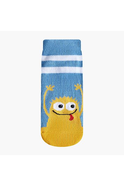 Juniors Animal Print Crew Length Socks - Set of 7