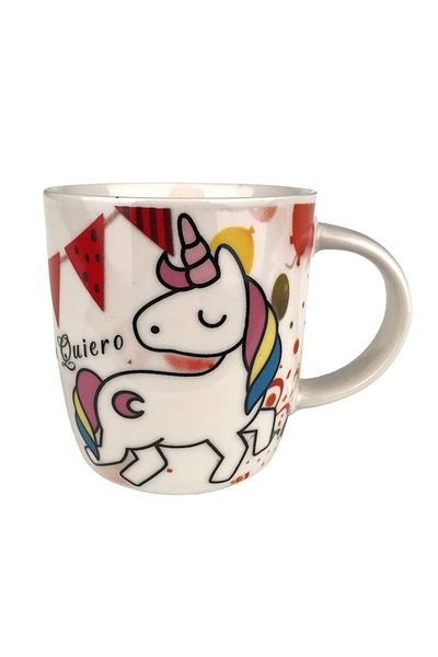 OEM Cana cu unicorn, ceramica, 8X9 cm, M1