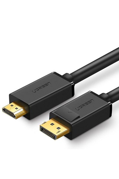 Ugreen Cablu adaptor DisplayPort la HDMI 4K 30Hz 32 AWG 1.5m negru