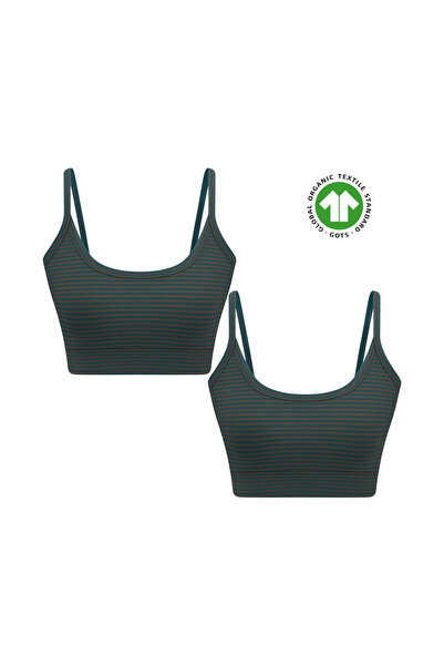 Albero Natur صدرية نسائية من القطن العضوي المعتمد من GOTS