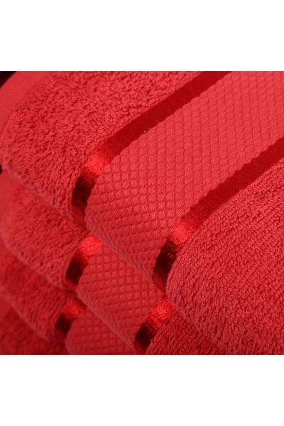 OEM Set 11 bath towels, Cotton, 400g/m², 30x50cm/50x90cm/70x135cm, Red