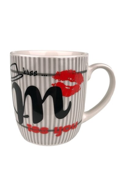 OEM Cana cu mesaje de iubire, ceramica, 200 ml, 9X9 cm, M4