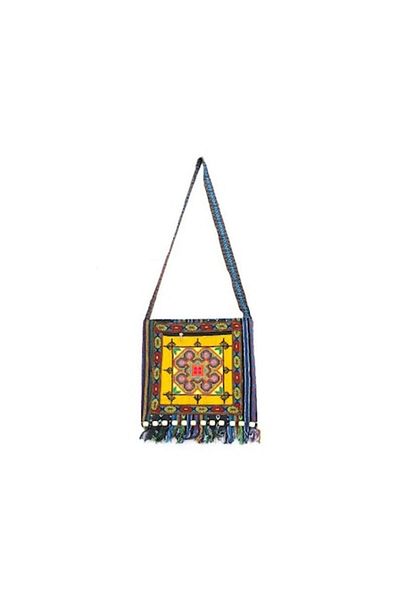 OEM Women's Bag, Polyester, Traditional, Manual Embroidery, 35x35cm, Multicolor, M2