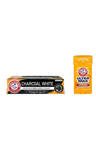 Arm&Hammer White Kömür Beyazlatıcı Diş Macunu 75Ml+Arm&Hammer Ultra Max Unsce...