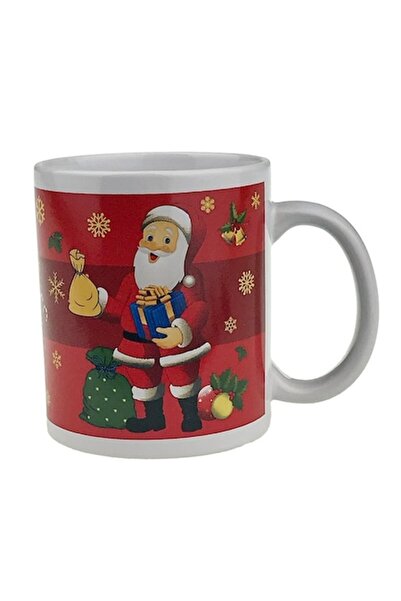 OEM Cana cu Mos Craciun, 8x10 cm, Multicolor, M2