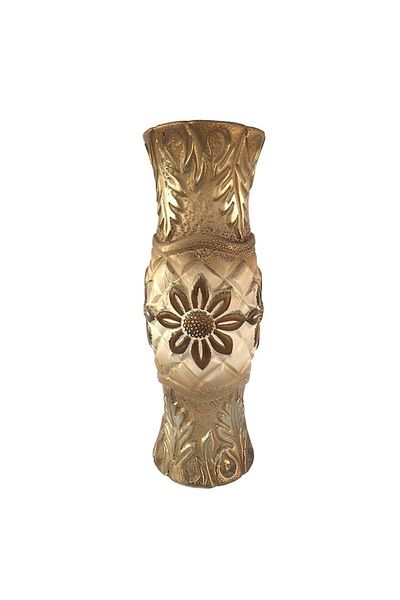 OEM Ceramic Vase with Rhombs and String Bow, M5, 11x30 cm