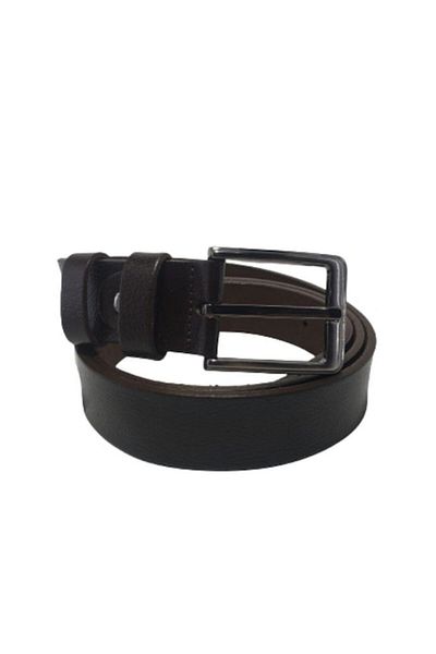 OEM Men's Leather Belt, Brown, Width 3.5 cm, M5